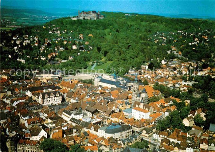 Coburg Fliegeraufnahme mit Veste Coburg