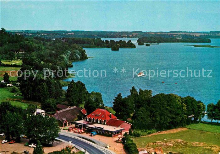 Dersau Hotel Pension Zur Muehle Ploener See Fliegeraufnahme