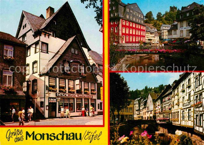 Monschau Montjoie NRW Hotel Rotes Haus Rurpartie