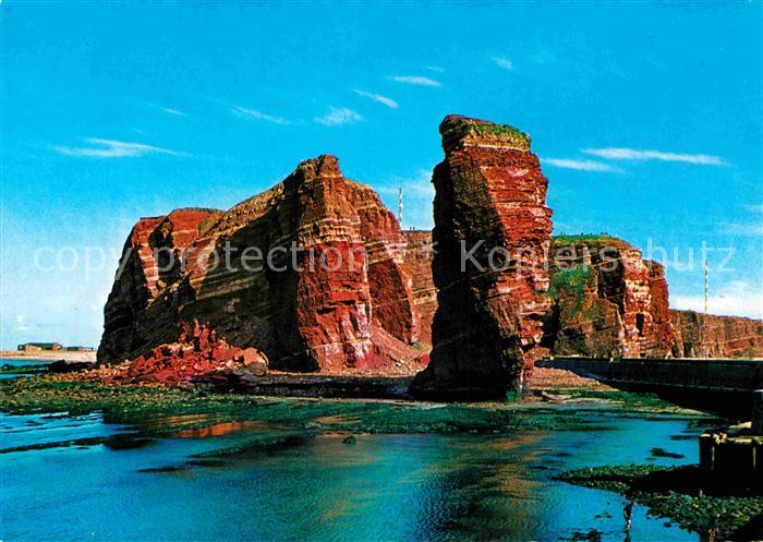 HELGOLAND Insel Schleswig-Holstein Nordspitze mit Langer Anna