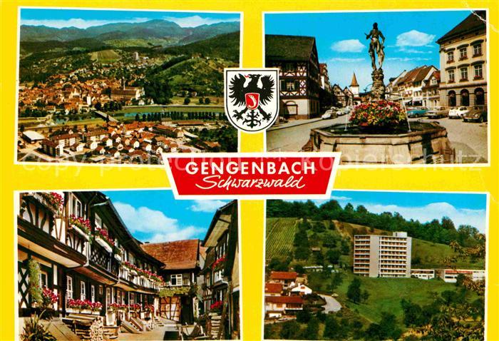 Gengenbach Panorama Brunnen Ortsmotive