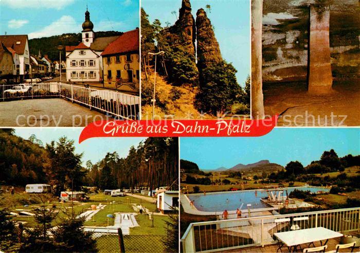 Dahn Marktstrasse Braut und Braeutigam Altdahn Campingplatz Freibad