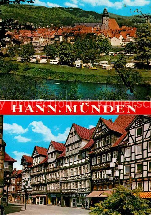 Hann. Muenden Teilansicht Fachwerkhaeuser