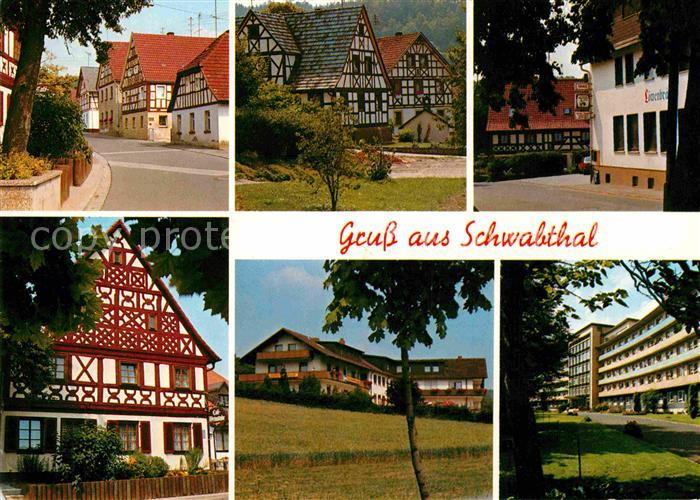 Schwabthal Dorfansicht Gasthof Loewenbraeu Freizeitzentrum Gasthof Sonnenblick