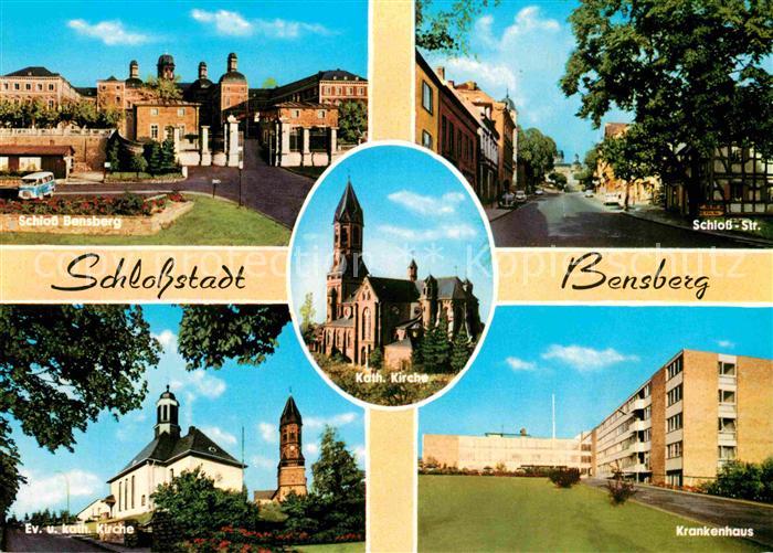 Bensberg Schloss Bensberg Schloss Str Ev und Kath Kirche Krankenhaus