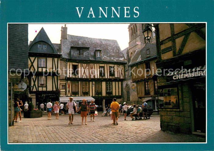 Vannes 56 Henri IV Platz Fachwerkhaeuser