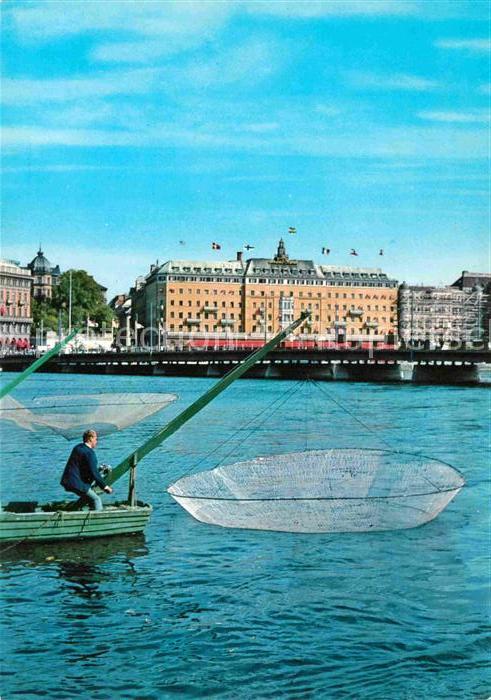 Stockholm Norsfiskare pa Stroemmen