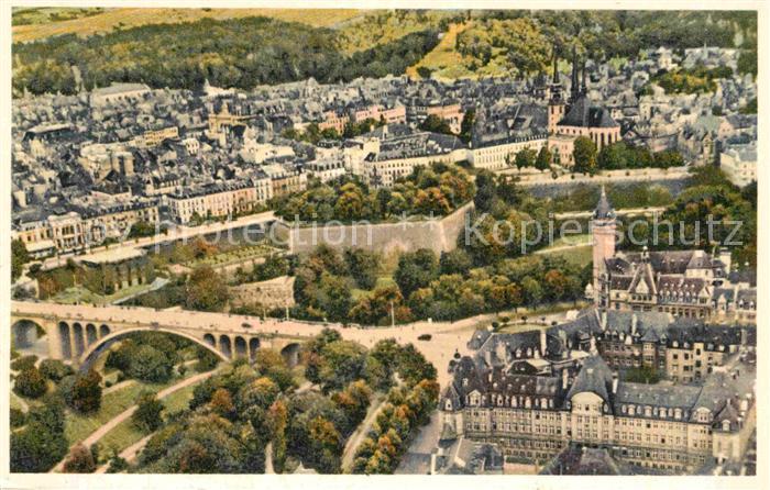 LUXEMBOURG  Luxemburg Vue aerienne sur la Ville