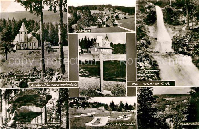 Kniebis Freudenstadt Kapelle Kastelstein Wasserfall Golfplatz Luftkurort Winters