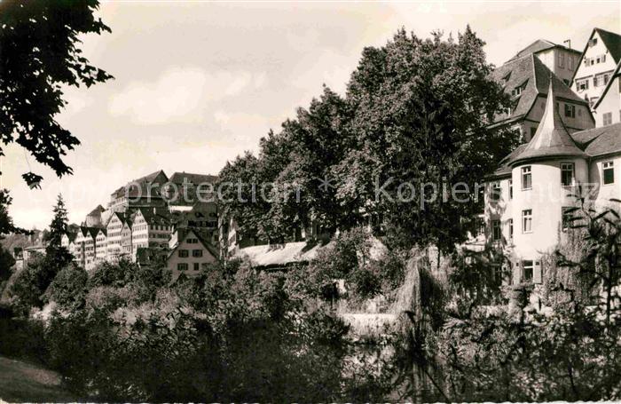 TueBINGEN BW Neckarpartie mit Hoelderlinturm