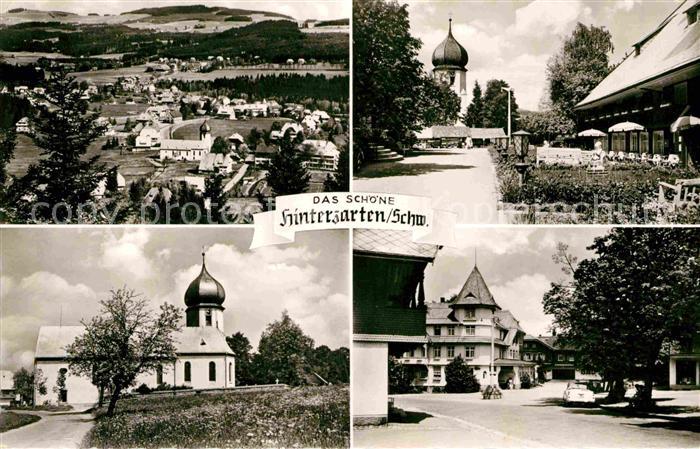Hinterzarten Breisgau-Hochschwarzwald BW Panorama Schwarzwald Ortsansichten mit