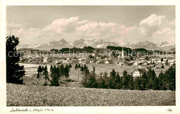 Lechbruck See Gesamtansicht mit Alpenpanorama