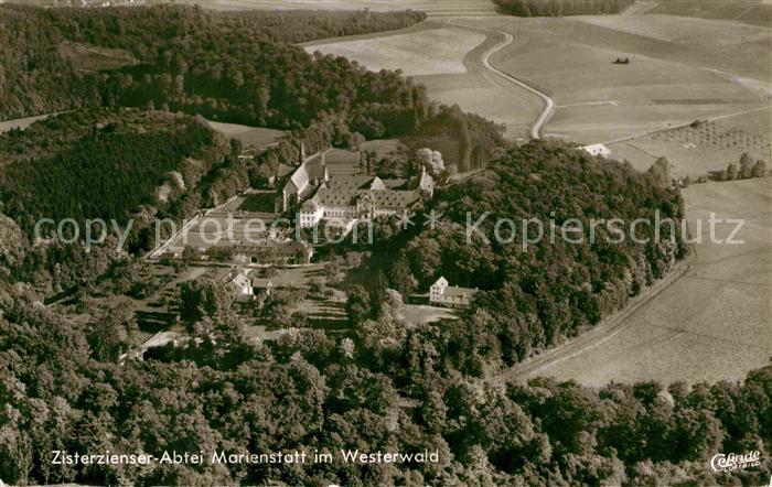 Marienstatt Westerwald Zisterzienser Abtei Fliegeraufnahme