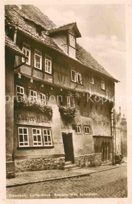Eisenach Thueringen Lutherhaus Offizielle Ausgabe Stempel