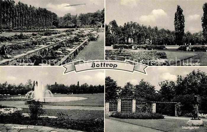 Bottrop Stadtgarten Overbecks Hof Springbrunnen