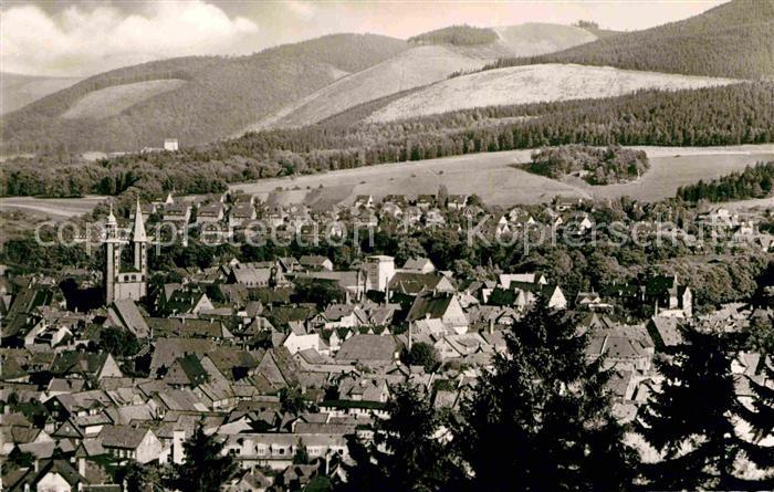 GOSLAR Harz Niedersachsen Panorama Blick vom Steinberg