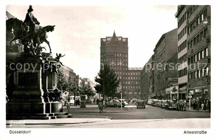 DuessELDORF  CITY Alleestrasse Denkmal Hochhaus