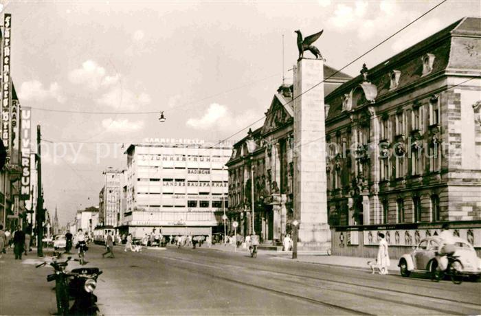 Karlsruhe Baden Hauptpost Denkmal