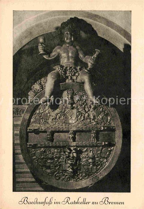 BREMEN  CITY Bacchusfass im Ratskeller