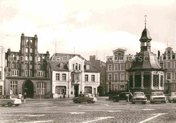 Wismar Mecklenburg Markt Alter Schwede Alte Wasserkunst