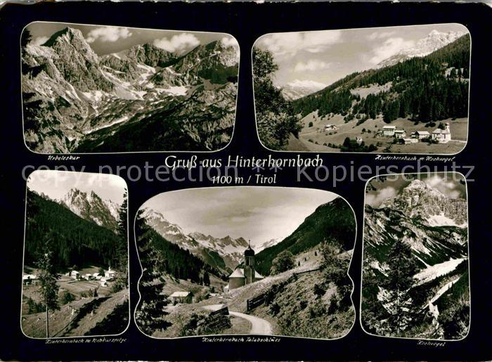 Hinterhornbach Urbeleskar Hinterhornbach Hochvogel Rosskarspitze Alpenpanorama