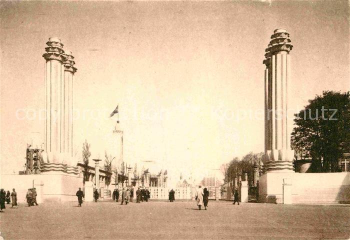 Bruxelles Bruessel Entree du Centenaire Exposition de Bruxelles 1935