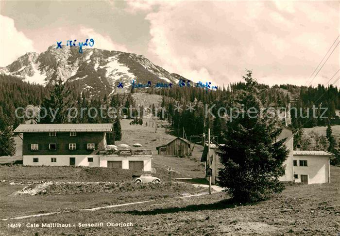 Oberjoch Cafe Mattlihaus am Iseler Allgaeuer Alpen