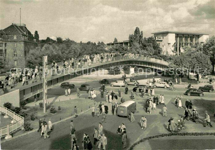 DuessELDORF  CITY Aluminium Bruecke und Europahalle