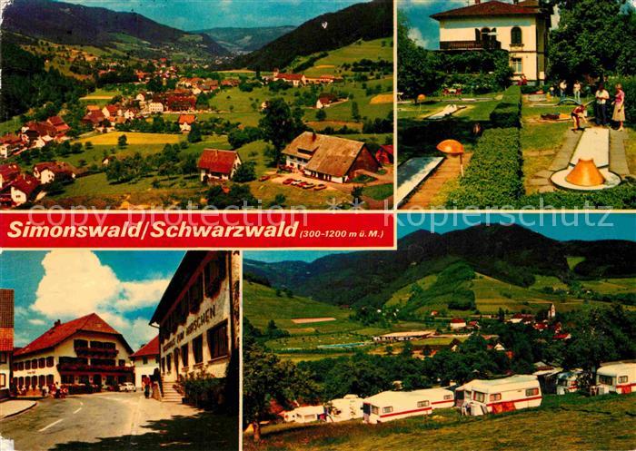 Simonswald Teilansichten Minigolf Campingplatz Schwarzwald