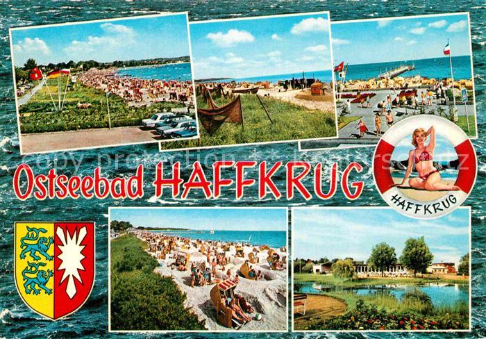 Haffkrug Ostseebad Strand Promenade Badenixe Rettungsring