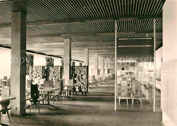 Oberwiesenthal Erzgebirge HO Gaststaette Fichtelberghaus Selbstbedienungsrestaur