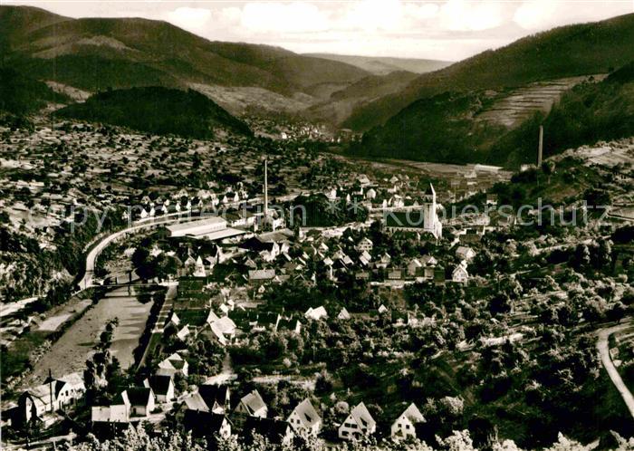 Gernsbach Panorama Murgtal Schloss Eberstein