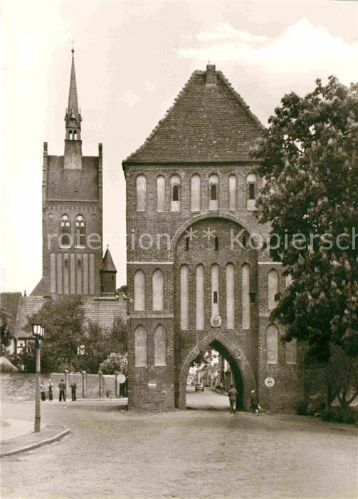 Anklam Torturm 15. Jhdt. Stadtkirchturm