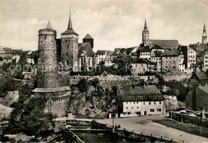 Bautzen Sachsen Alte Wasserkunst Michaeliskirche Petridom Rathausturm