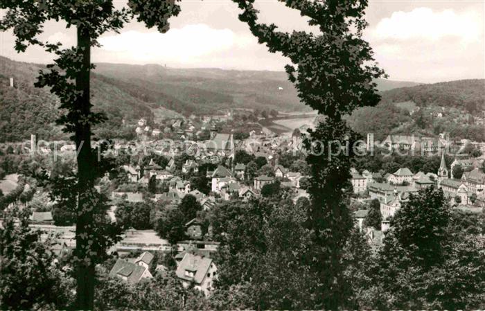 Hann. Muenden Blick ins Wesertal