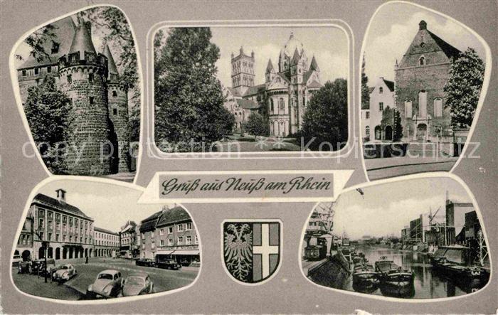 Neuss Burg Platz Hafen Kirche