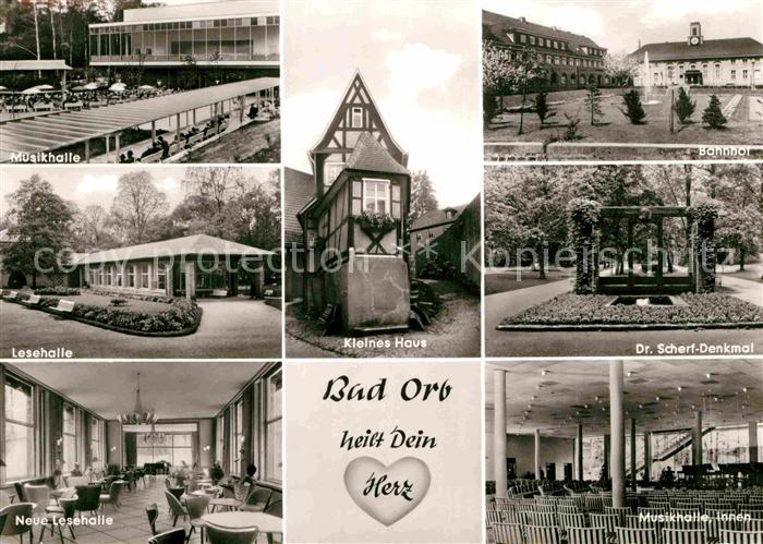 Bad Orb Musikhalle Lesehalle Kleines Haus Bahnhof Musikhalle Innen