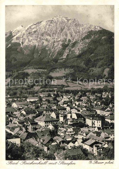 Bad Reichenhall Panorama mit Staufen