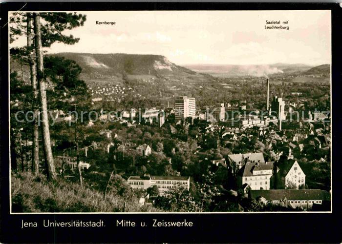Jena Thueringen Mitte- und Zeisswerke