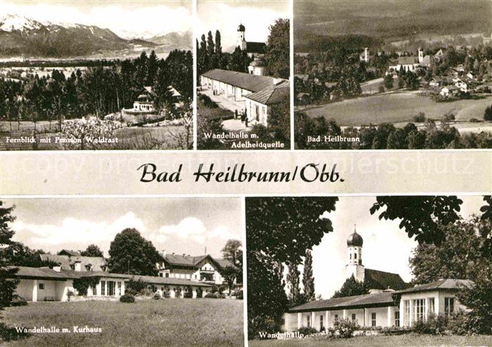 Bad Heilbrunn Wandelhalle Kurhaus Adelheidquelle