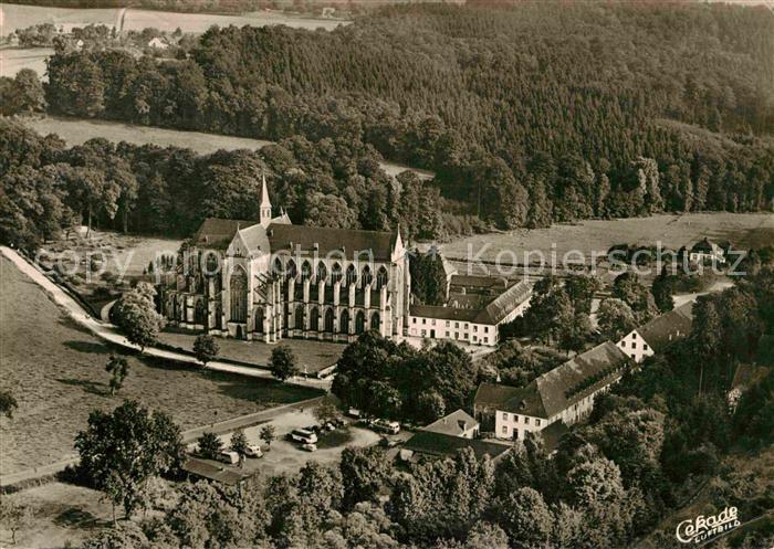 Altenberg Rheinland Dom Fliegeraufnahme