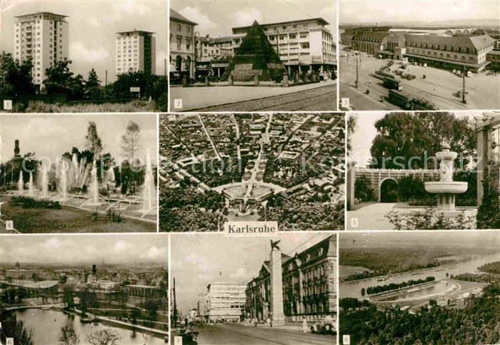 Karlsruhe Baden Pyramide Hauptbahnhof Stadtgarten