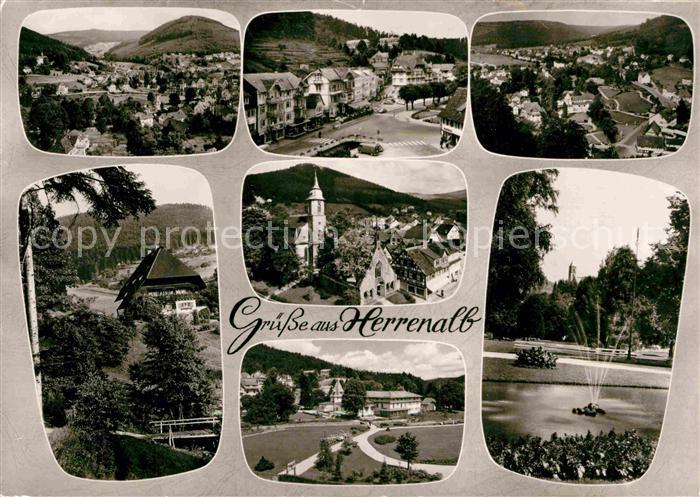 Herrenalb Bad Herrenalb Teilansichten