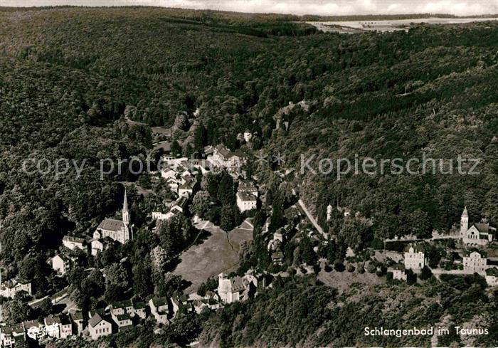 Schlangenbad Taunus Fliegeraufnahme