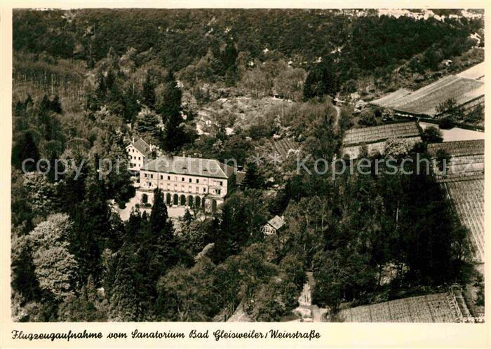 Bad Gleisweiler Fliegeraufnahme Sanatorium