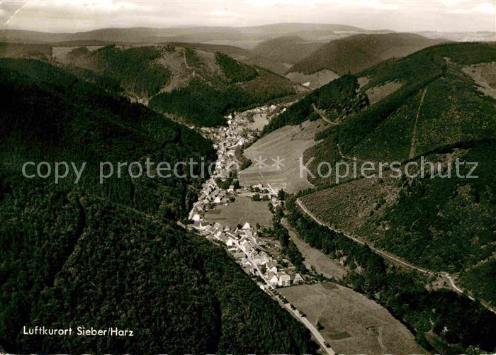 Sieber Herzberg am Harz Osterode Niedersachsen Fliegeraufnahme