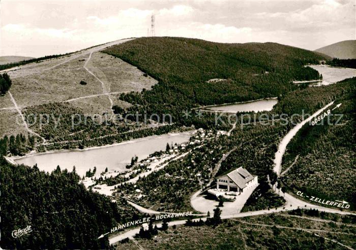 Hahnenklee-Bockswiese Harz Fliegeraufnahme Campingplatz Cafe Kreuzeck