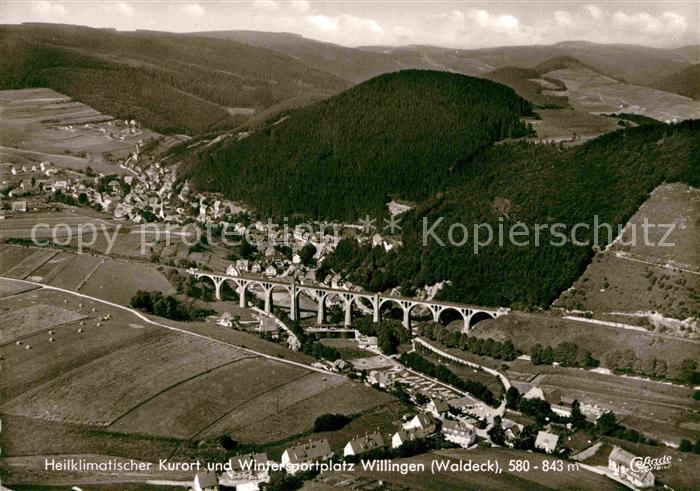 Willingen Sauerland Fliegeraufnahme Viadukt