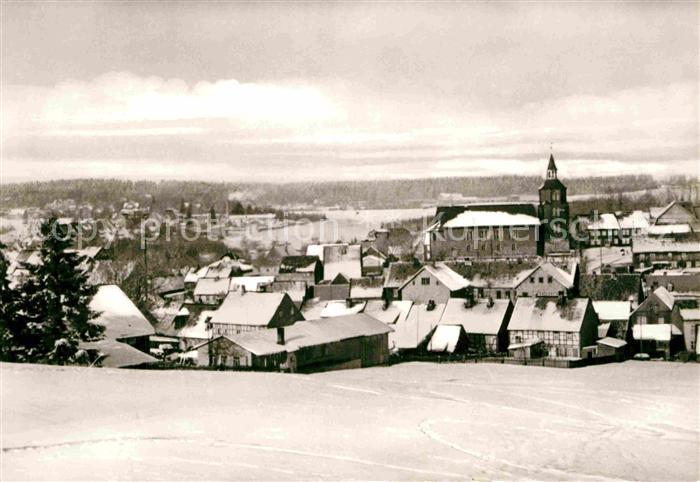 Benneckenstein Harz Gesamtansicht mit Kirche