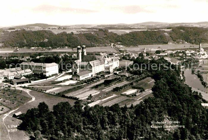 Vilshofen Donau Fliegeraufnahme Kloster Schweiklberg